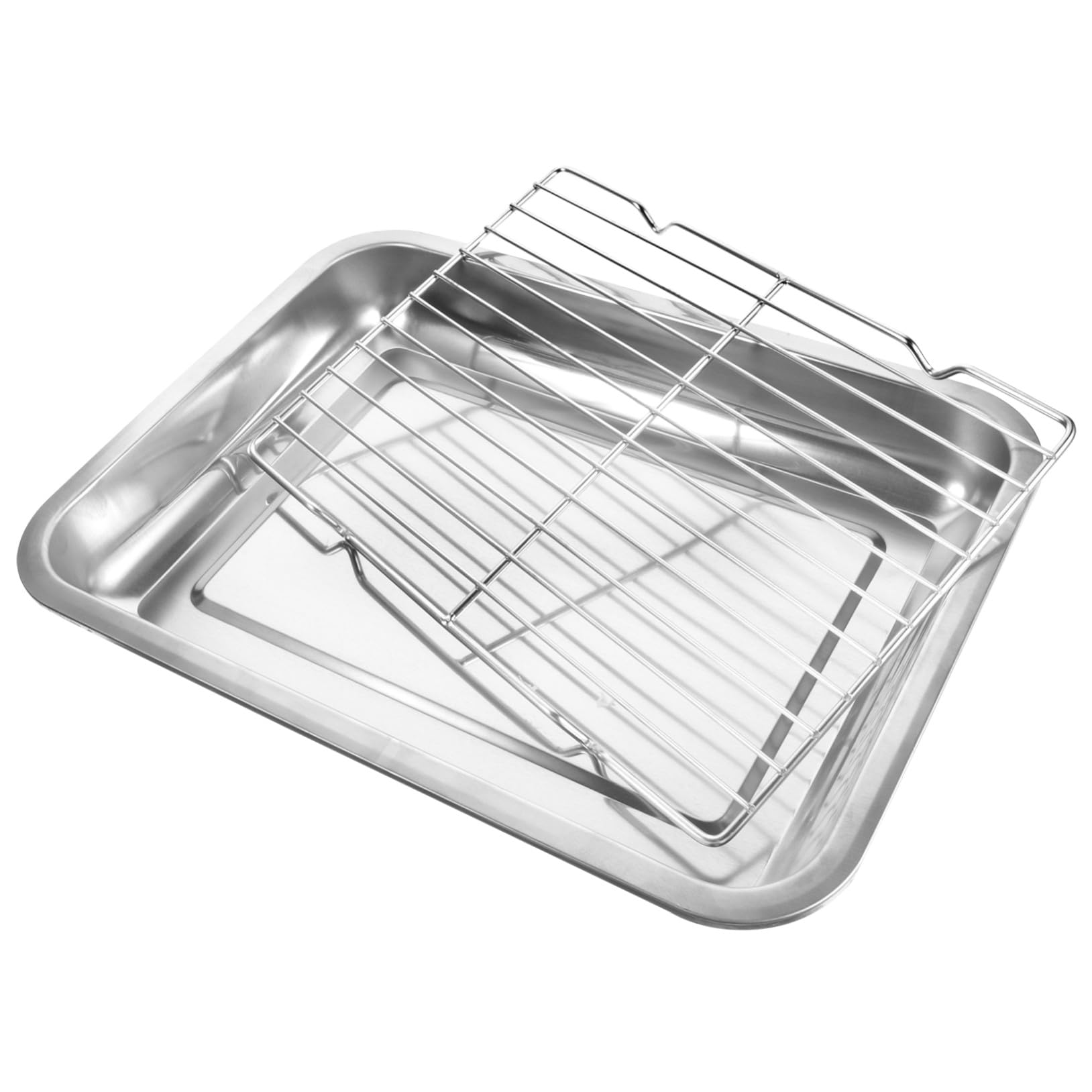 Récipient à double compartiment en inox pour séparer les sauces et graisses