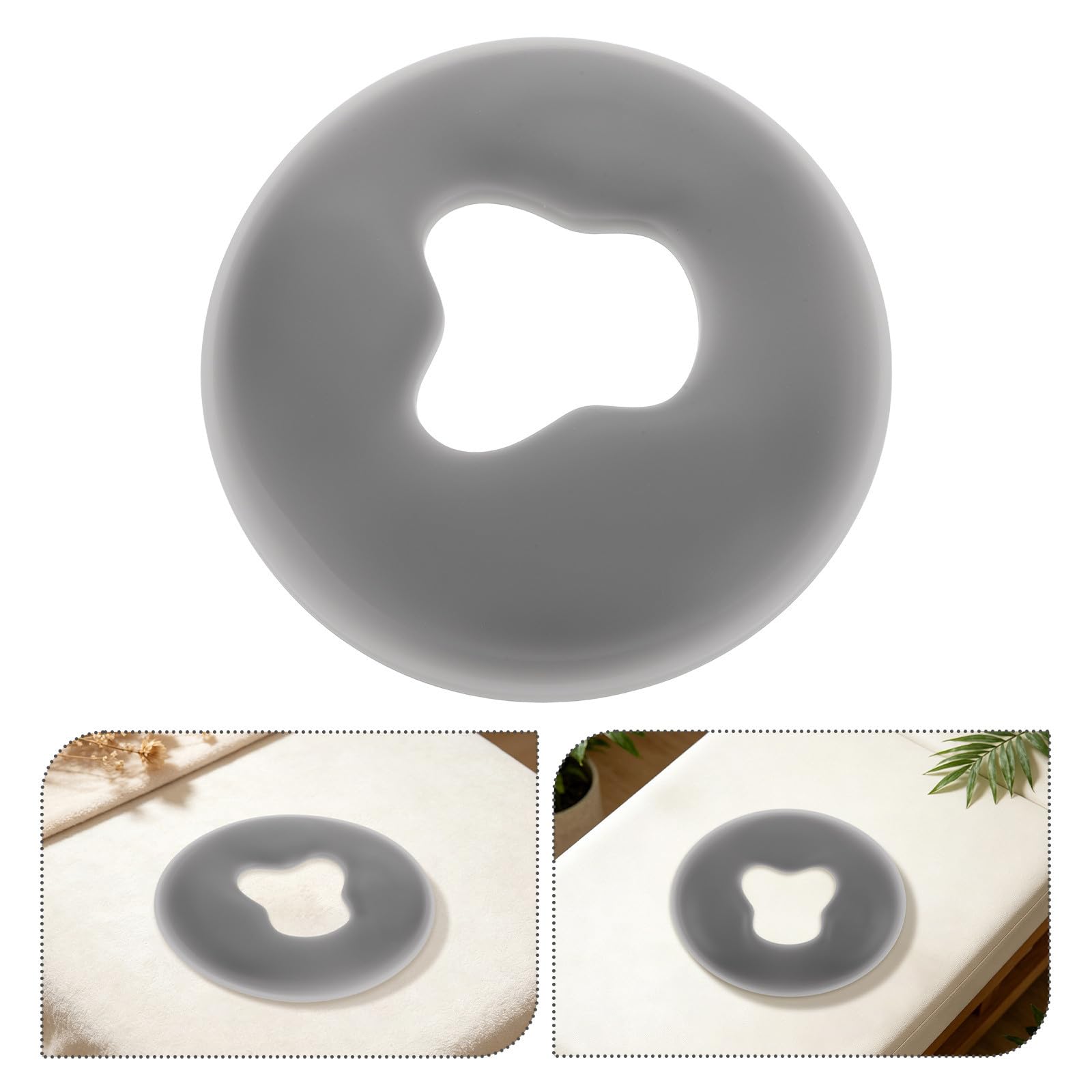 POPETPOP Almohada de Masaje Facial de Silicona para Camilla con Soporte