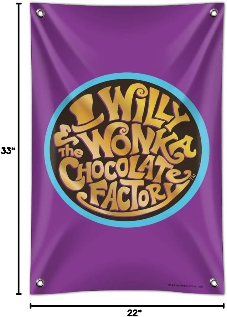 Willy Wonka and the Chocolate Factory Logo Home Business Office Sign