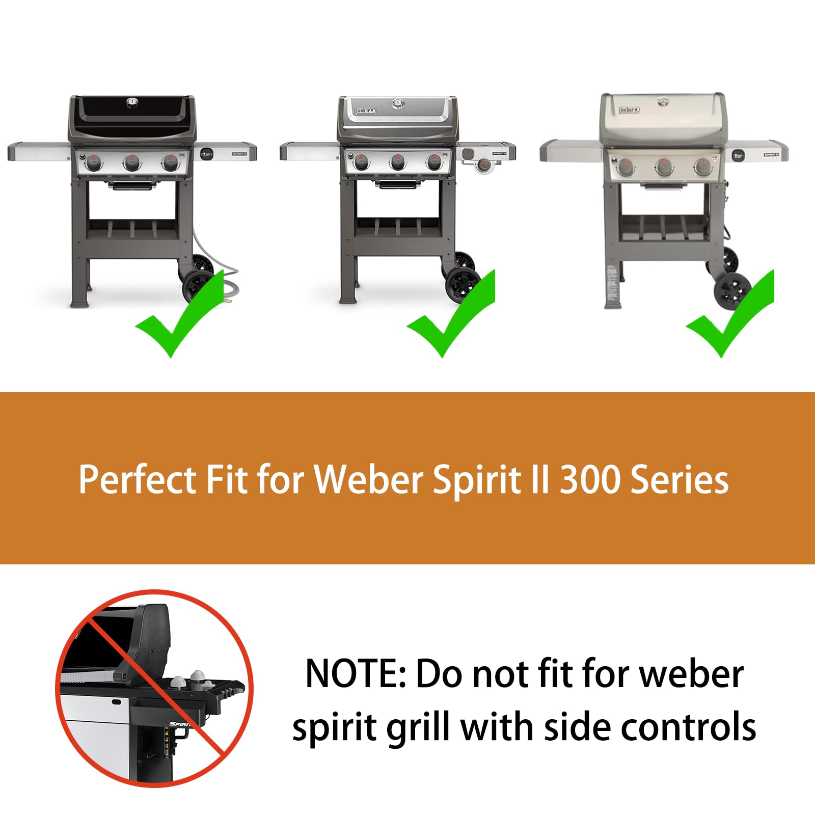 Grill-Ersatzteile Für Weber Spirit Serie – 15,3 Zoll (38,9 Cm) Flavorizer Bars 7636 & 45,7 Cm Brennerrohr 69787 – Für Spirit E/S-310, E/S-320, E/S-330 (Frontsteuerung)