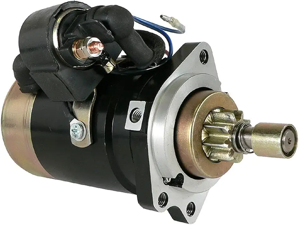 Quicksilver Motor de arranque 8M6007394, 12 volts para Yamaha, Suzuki, Hitachi