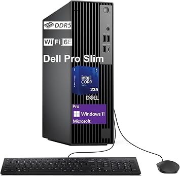 Dell Pro Slim Desktop Intel Core Ultra 5 235 32GB RAM, 1TB SSD