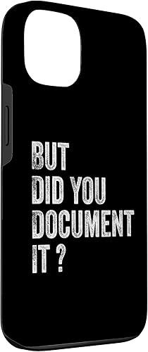 Miniatura 3 de iPhone 13 ¿Pero lo documentaste? Funda divertida de recursos humanos con cita de recursos humanos