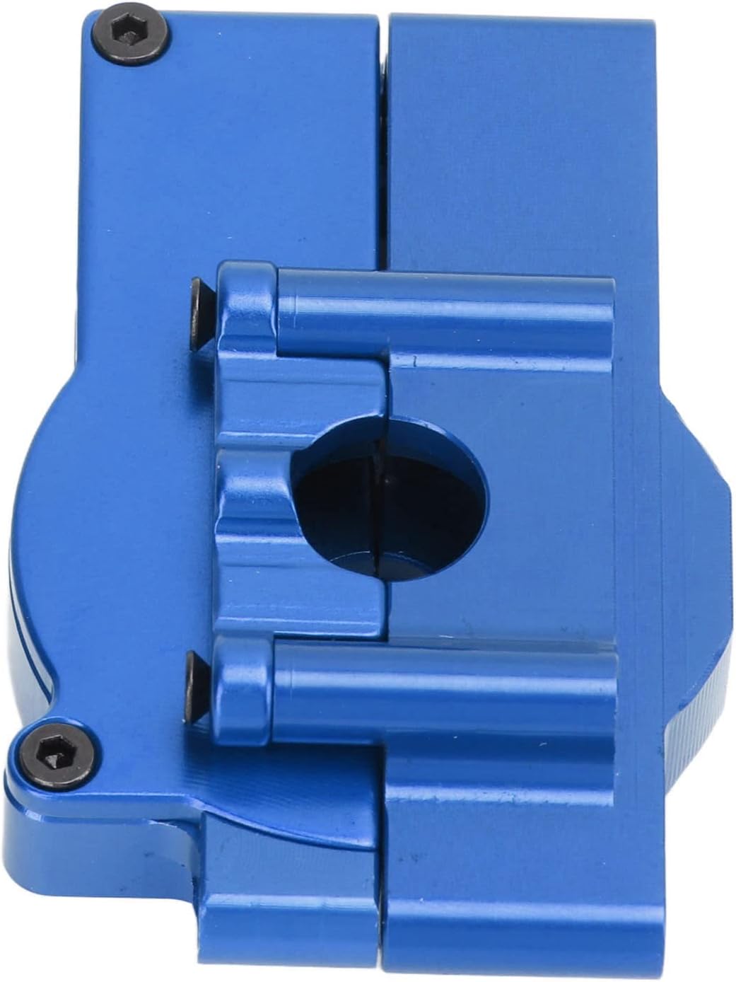 Tbest RC Car Gearbox Housing Motor Mount Set, Aluminum Alloy RC Motor Mount Bracket Gear Box Cover for Latrax Teton 1/18 RC Car (Blue)