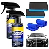 Quick Effect Coating Agent 3-in-1 High Protection Effect Quick Coated Car Spray Multifunctional Car Scratch Remover and Wear and Tear Car Polish (2 Pieces)