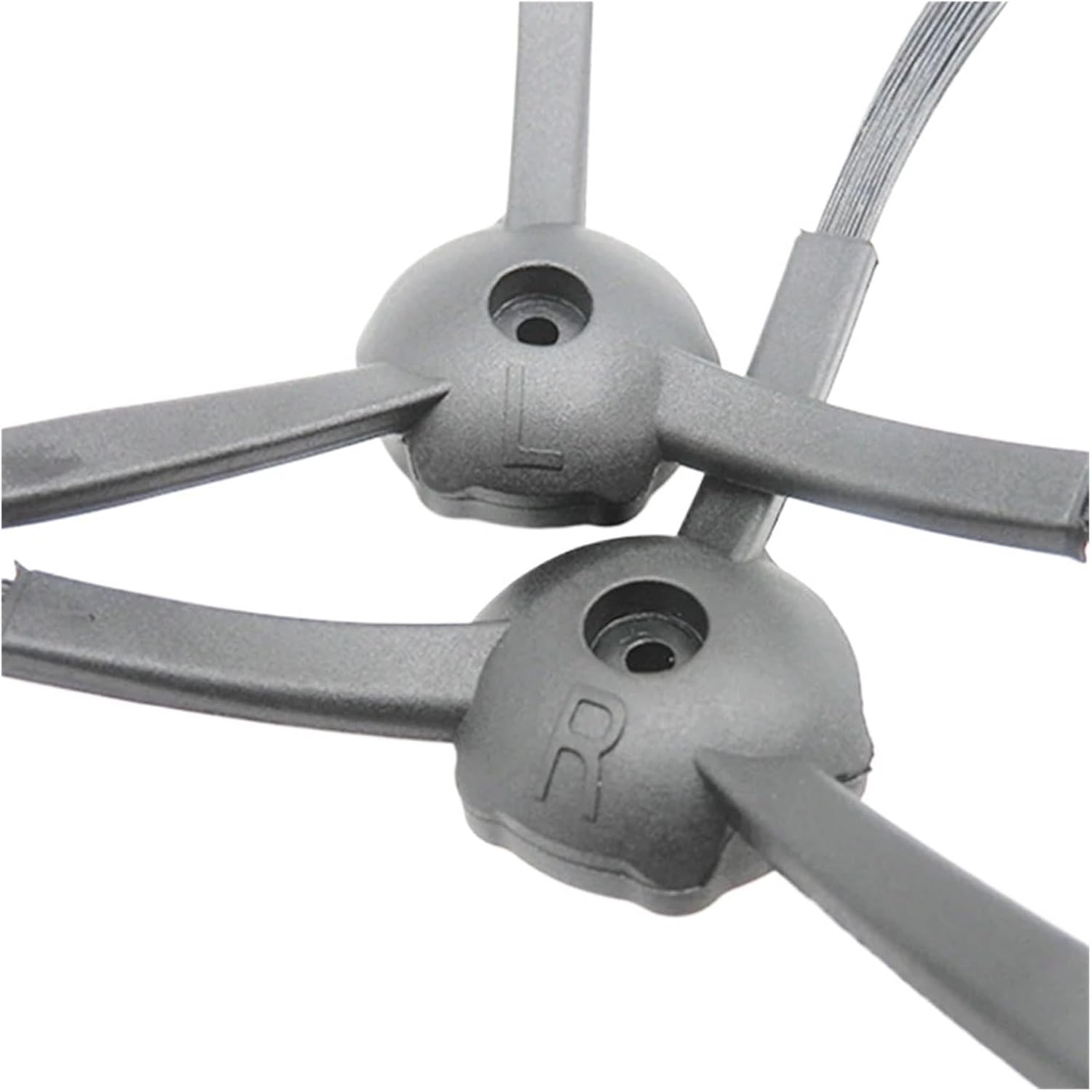 Assembly 3-Armed Side Brush,Compatible for Ecovacs CEN540 CR120,1 Pair Vacuum Cleaner Parts