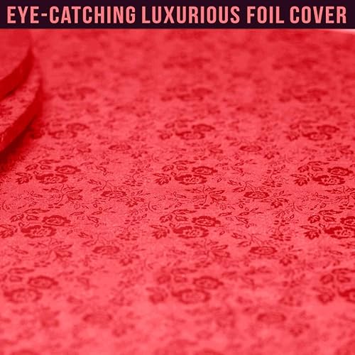 Miniatura 10 de Tablas para tartas, paquete de 4, 12 pulgadas, color azul, reutilizables, redondos, para postres llamativos, bases de cartón resistentes con