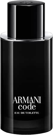 Armani Beauty, Armani Code Eau de Toilette, Giorgio Armani, Perfume Masculino Refilável, Fragrância Oriental Amadeirada com Notas de Tangerina Verde, Lavanda, Fava Tonka e Cedro