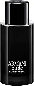 Armani Beauty, Armani Code Eau de Toilette, Giorgio Armani, Perfume Masculino Refilável, Fragrância Oriental Amadeirada com Notas de Tangerina Verde, Lavanda, Fava Tonka e Cedro