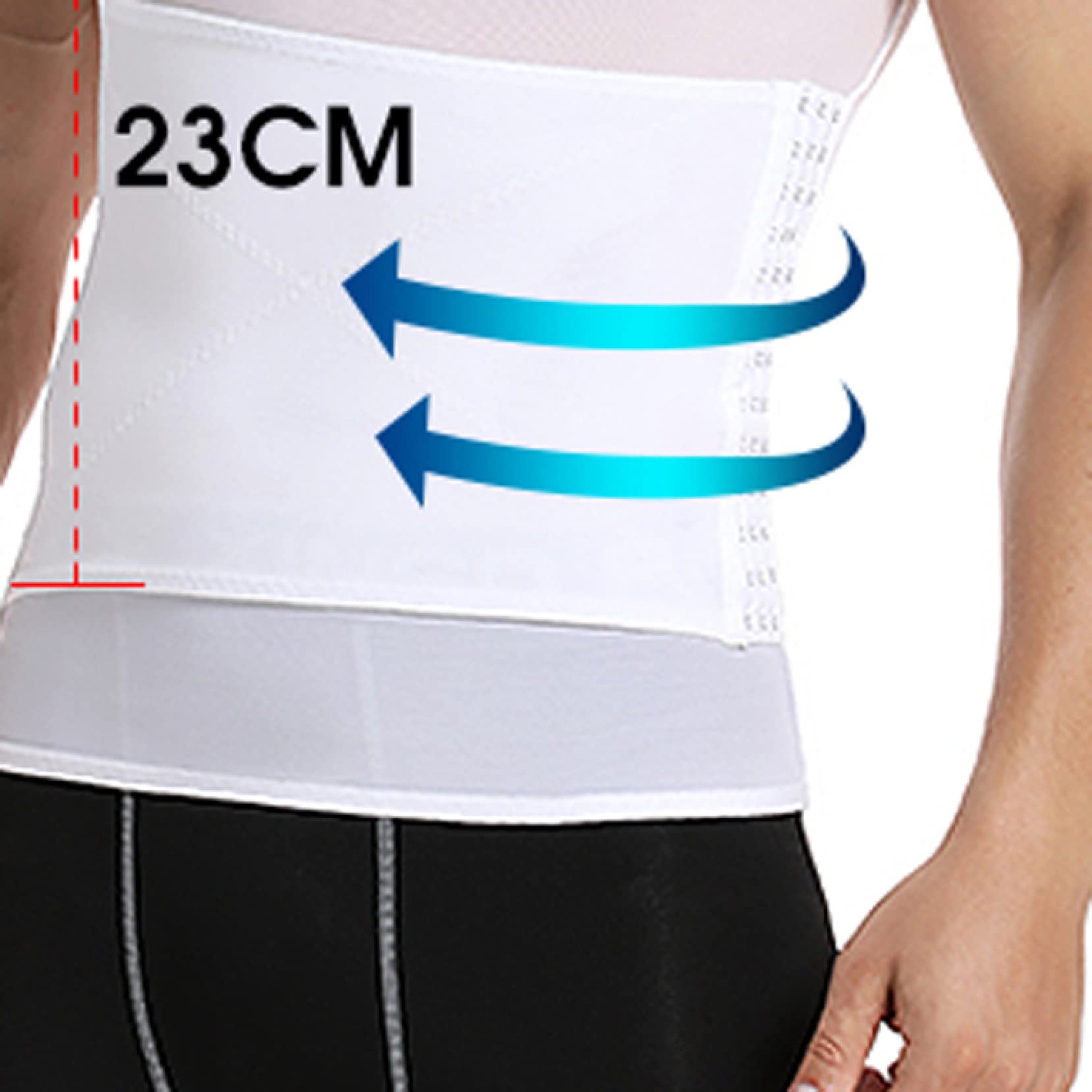 Hooks Shapewear-Oberteile für männer zum abnehmen des bauches – atmungsaktive kompressionshemden, ärmelloser taillentrainer, Body Shaper