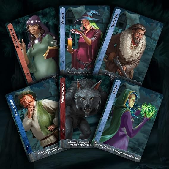 Bezier Games Ultimate Werewolf | Villagers vs Werewolves Hidden Role Mystery for Large Groups | Social Deduction with Bluffing and Moderator-Led Play | Ages 13+ | 3-24 Players | 30-90 Min