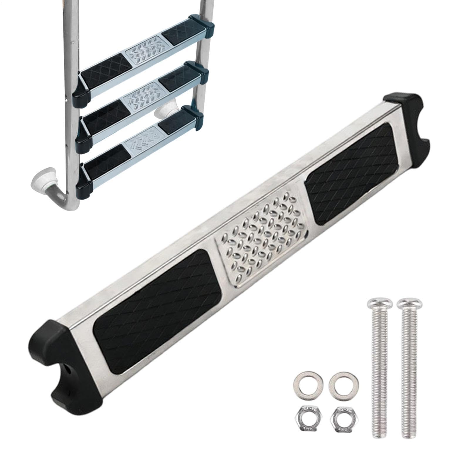 Gradini Di Ricambio Per La Piscina 4,8 Cm In Acciaio Inossidabile Con | Pioli Per Scala Da Piscina Interrata Per Villa E Giardino, Hotel Resort, Acquatico, Spa, Palestra E Centro Acquatico