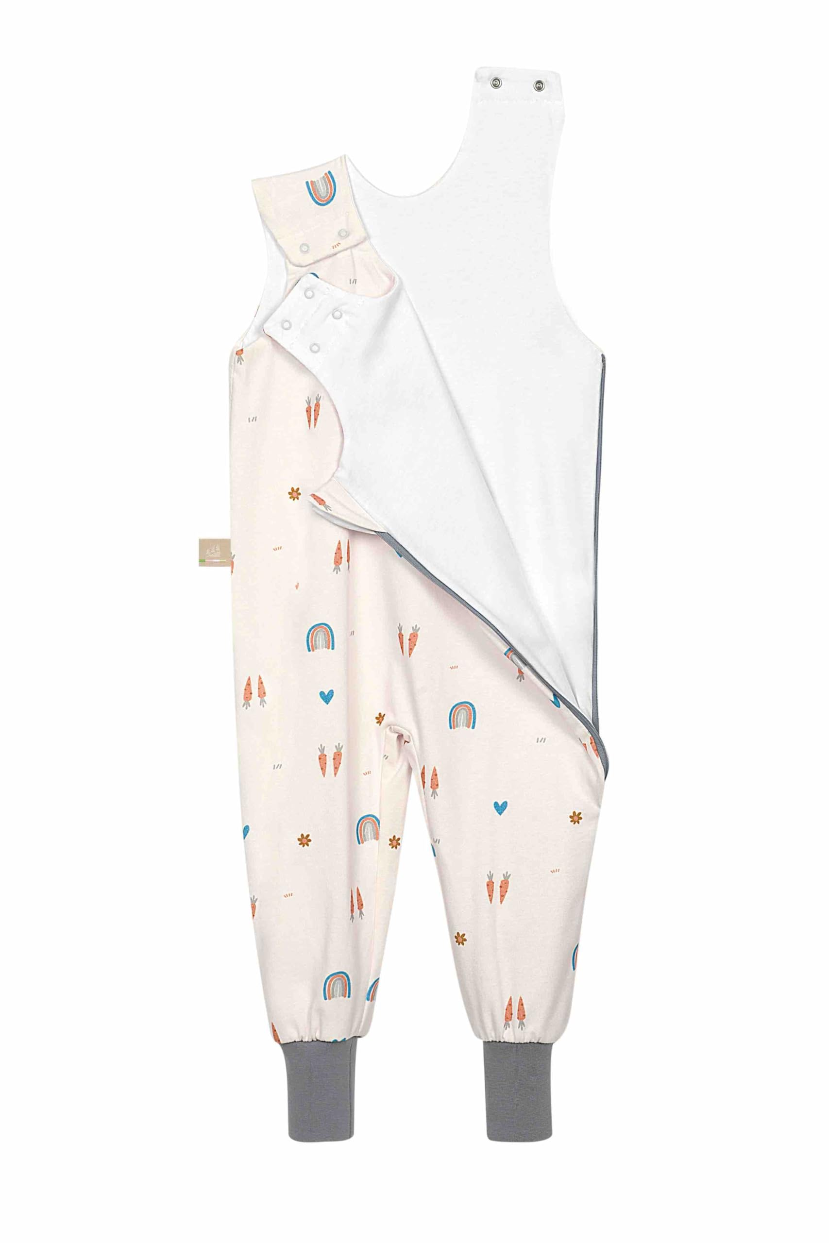 Odenwälder BabyNest Sommer Schlafsack mit Füßen/Hopsi/atmungsaktiv/0,5TOG/ideal für heiße Sommertag