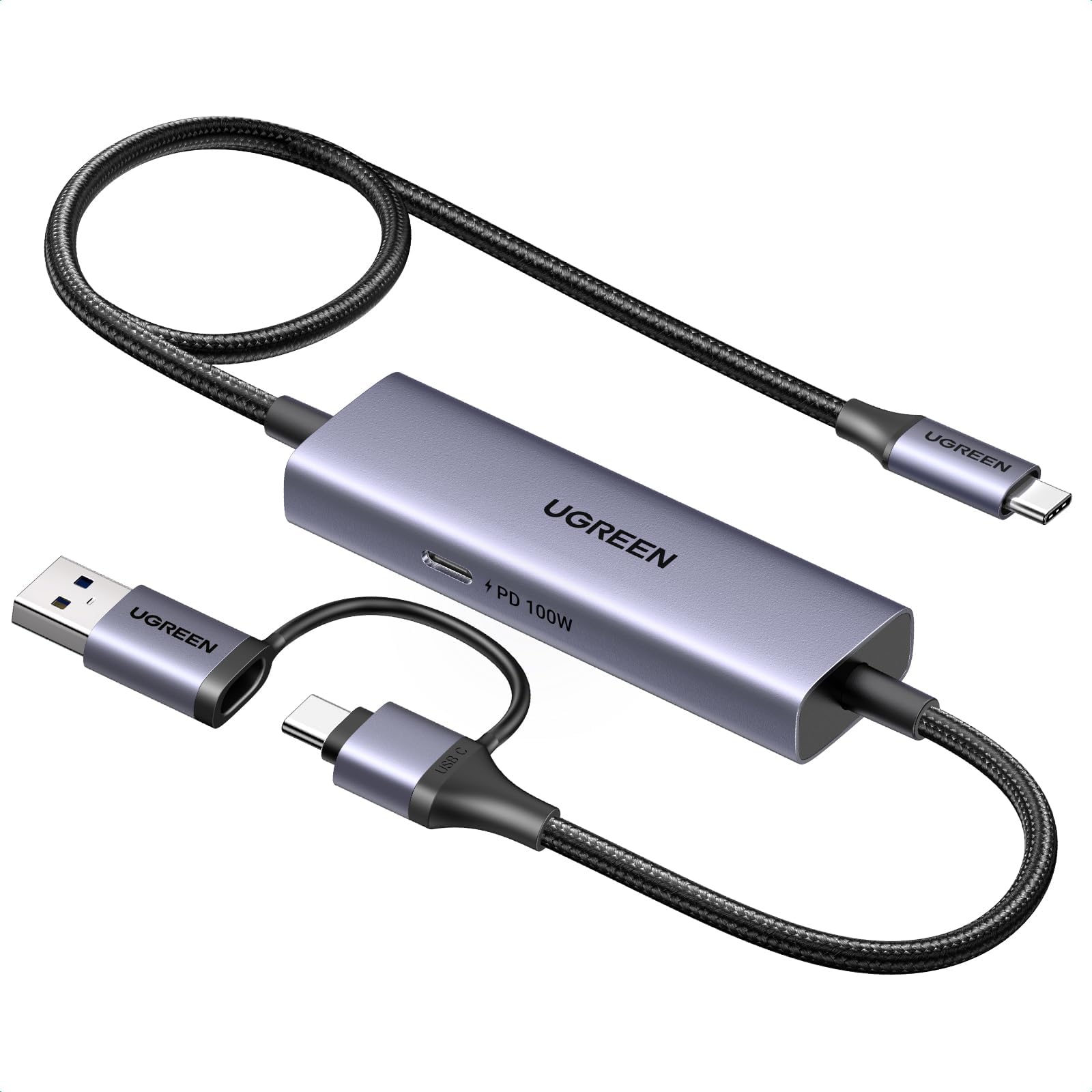- UGREEN 1080P 60FPS 2K@30Hz Capture Card with 100W Power Delivery Type C to USB-A/C Video Capture Card USB 3.0 with Ultra-Low Latency for Streaming, Compatible with Switch, iPad, Steam Deck, iPhone 17