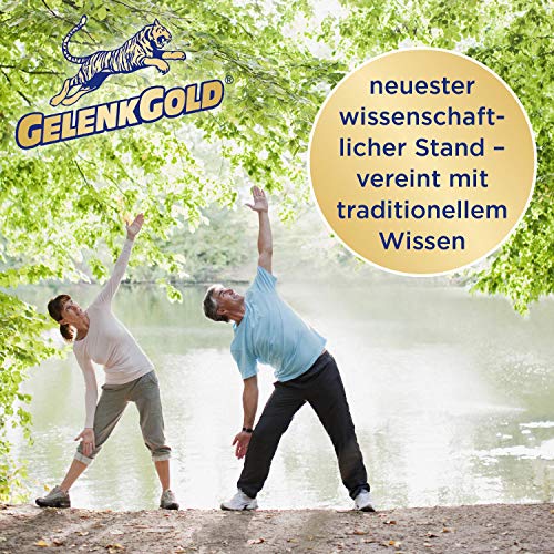 GelenkGold Gelenk-Ampullen 30 Kollagen Trinkampullen á 25ml, Collagen Drink mit Hyaluronsäure für Gelenke Knorpel und Sehnen
