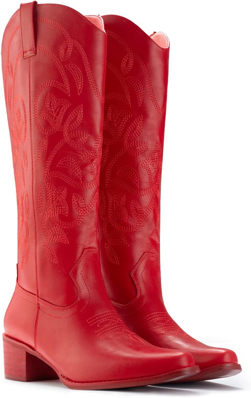 IUV Cowboy Boots For Women Pointy Toe Women's Western Cowgirl Boots... - Picture 73 of 114