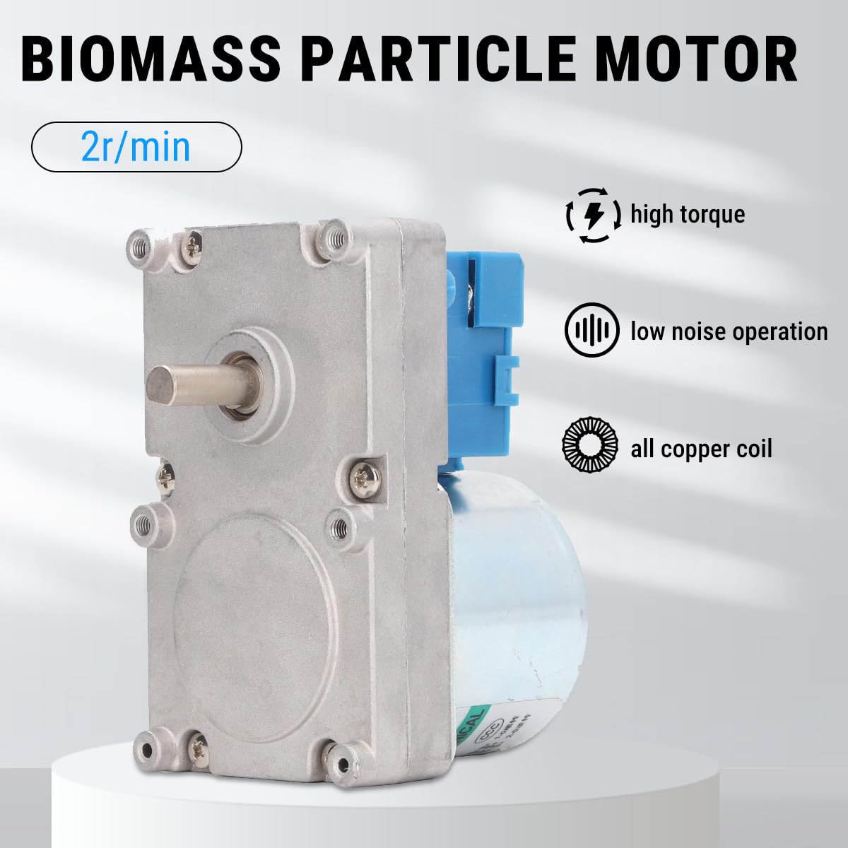Schneckenmotor AC220V Für Pelletöfen – 3 U/min, Produktbild-Vorschau 3