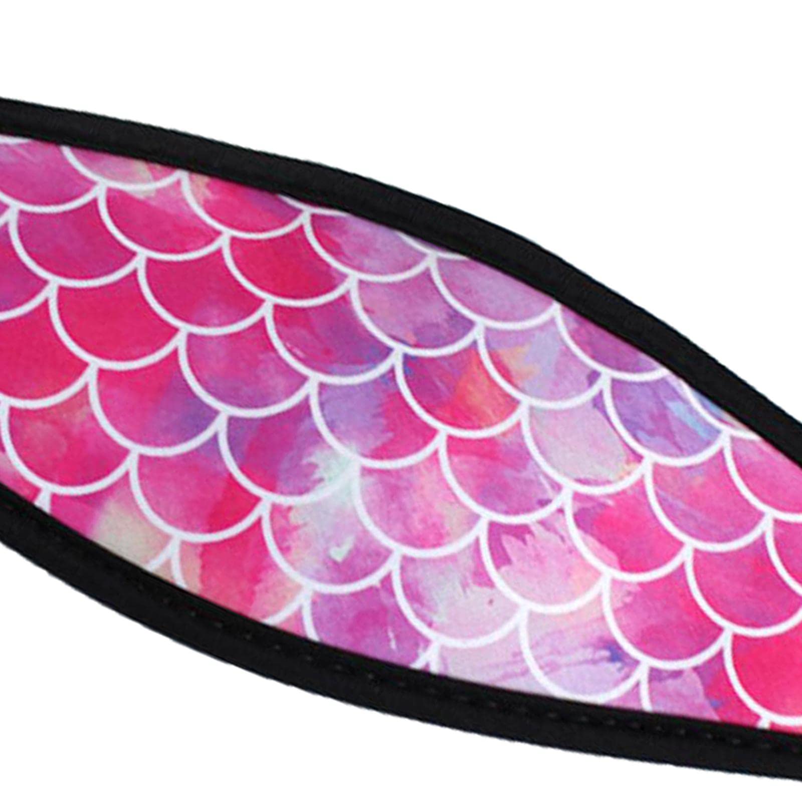 F Fityle per Immersioni Subacquee in Neoprene per Immersione E Snorkeling Proteggi Cinghie per Maschera a Fascia per Capelli Lunghi, Motivo a conchiglia rosa