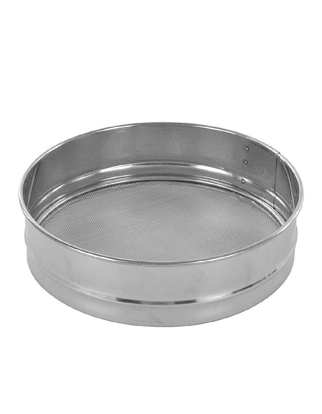 Stainless Steel Sieve For Flour,Maida/Atta Chalni,Spices Sieves (D=19Cm)(Medium) By JASCO For kitchen, Silver