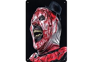 Terrifier 2 Poster Metal Tin Sign Man Cave Wall Art Decoration
