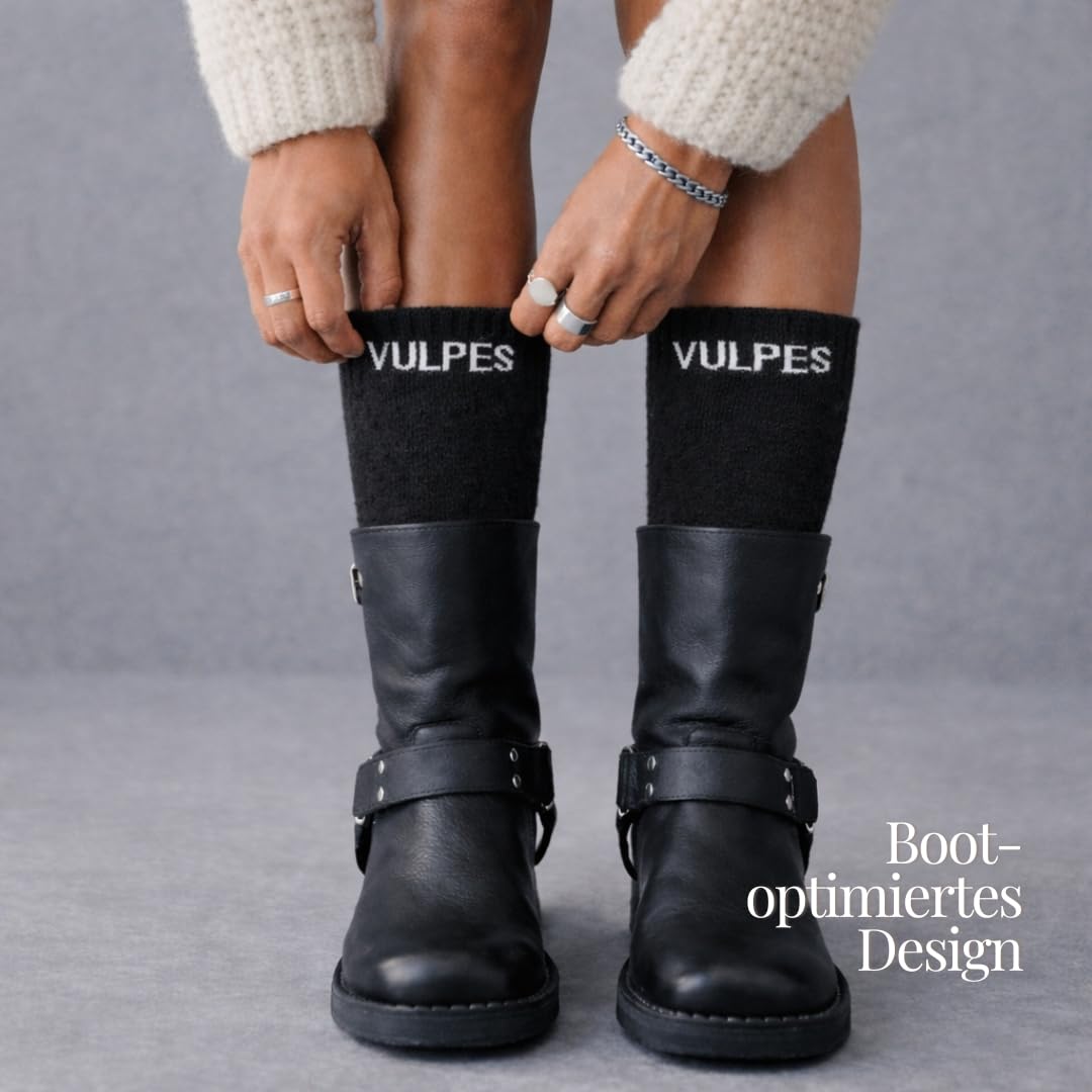 Vulpés HeatSock V1 PRO – Intelligente beheizbare Socken mit App-Steuerung | 360° Wärme | Für Arbeit, Outdoor & Wintersport