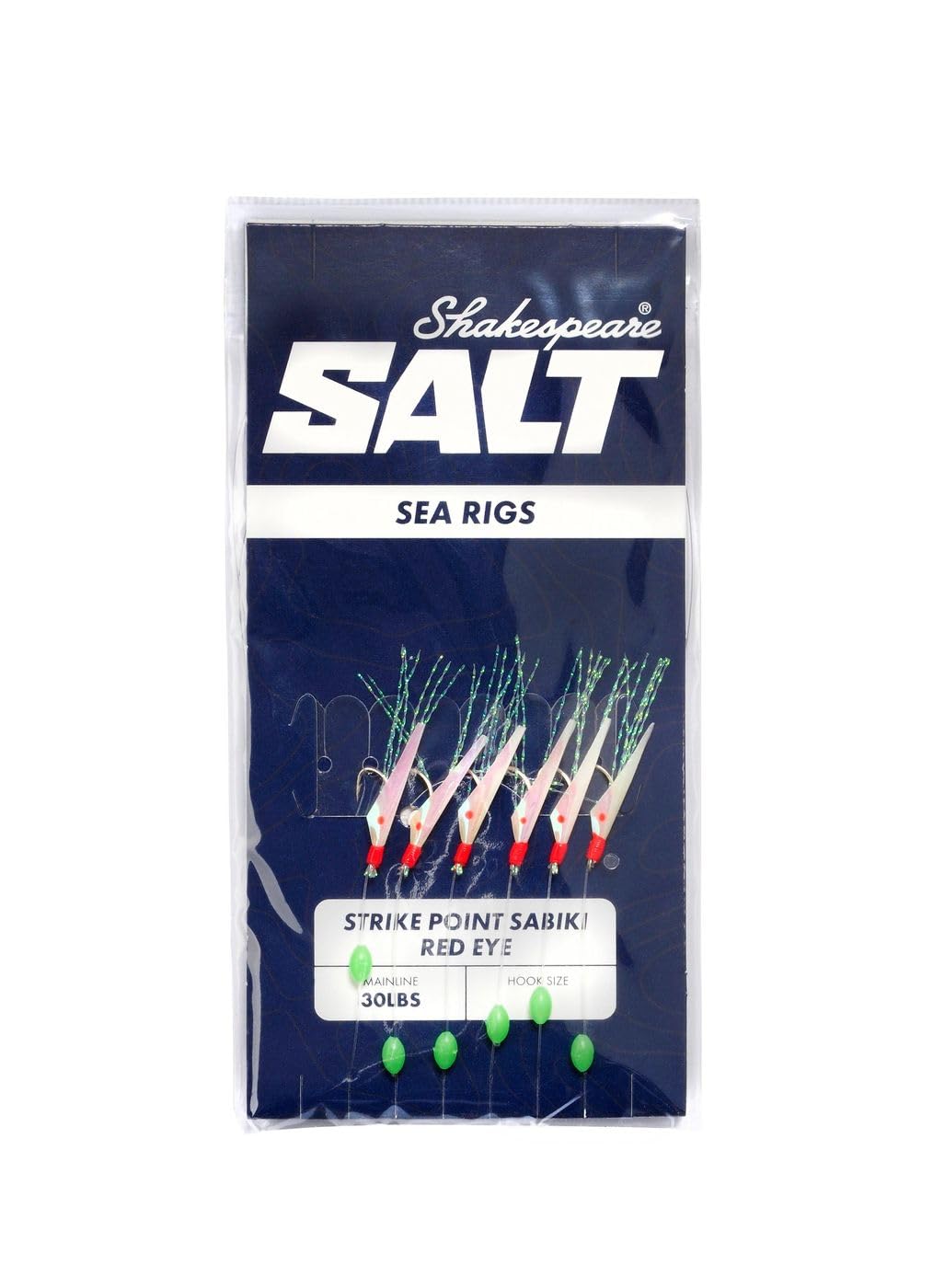 Shakespeare Salt Rig Fishing Rig (Red Eye - Hook Size-8)