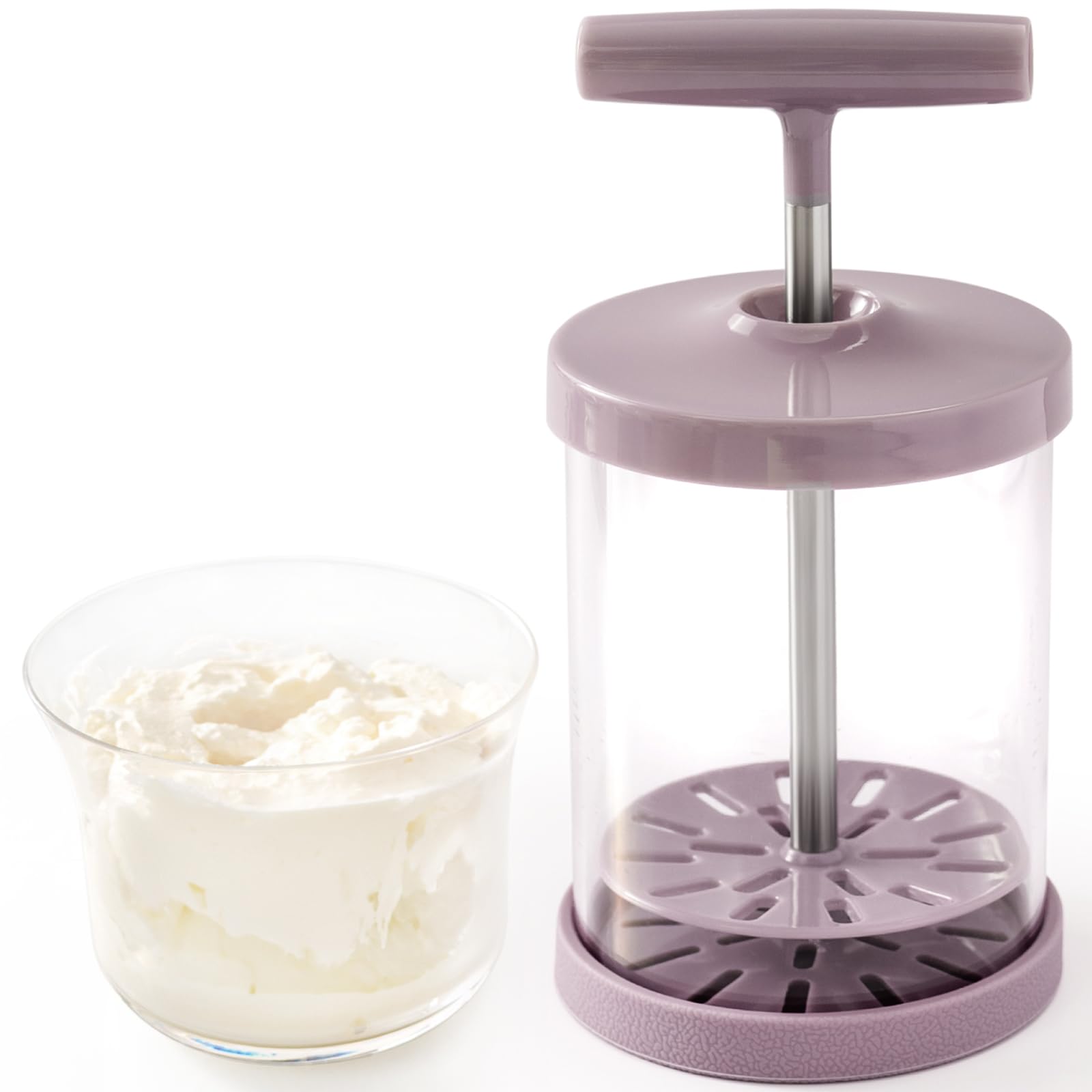 Manual Whipping Cream Dispenser, Handheld DIY Whipped Cream Dispenser