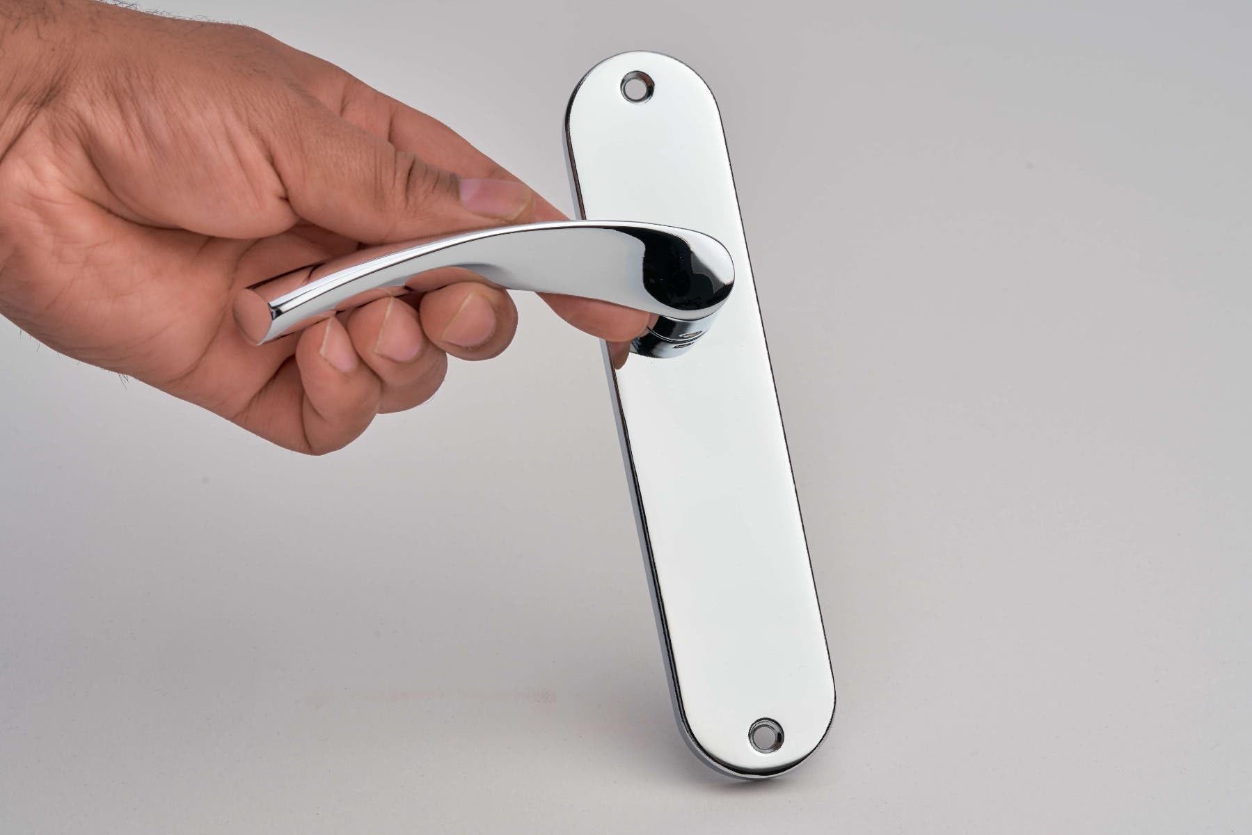 Designer Levers - Marvel Lever Latch Polished Chrome, Long Latch - Image 3