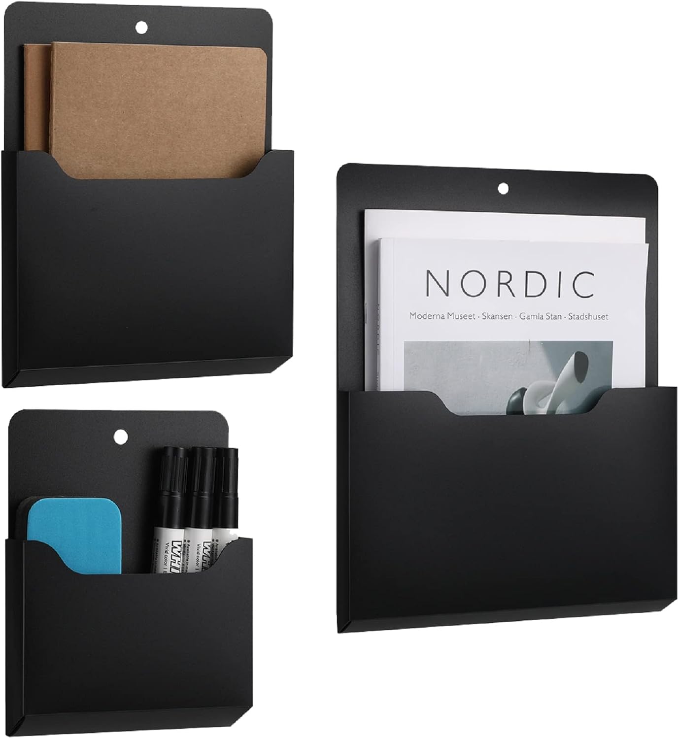 Patelai 3 Pcs File Holder Wall File