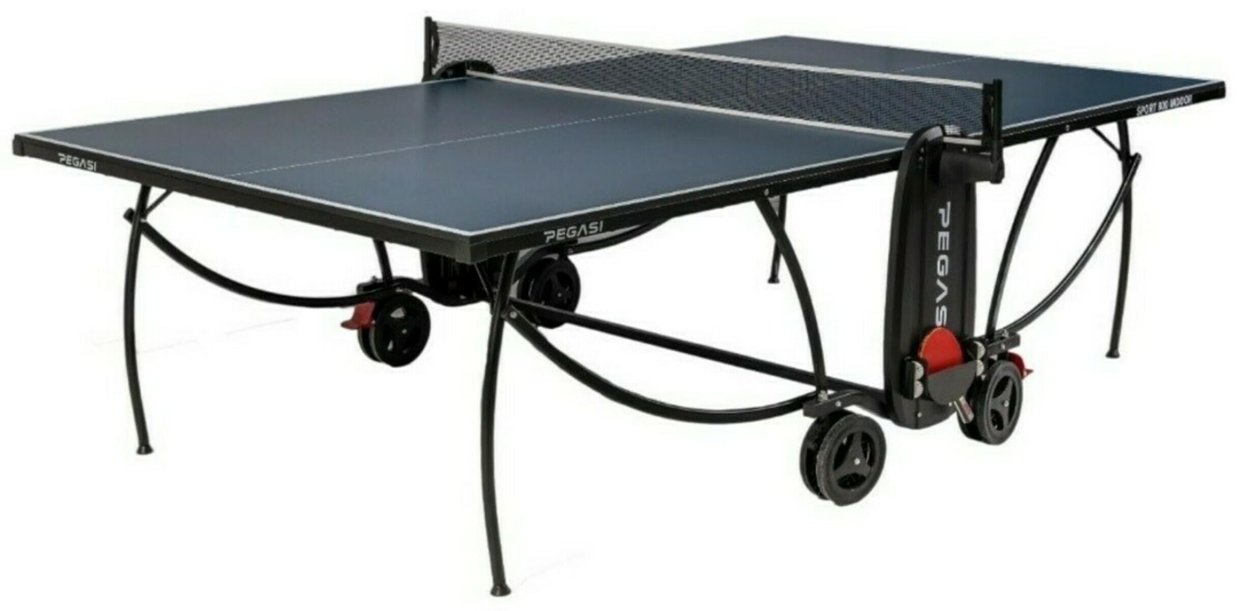Pegasi 800 Indoor Table Tennis Table in playing position