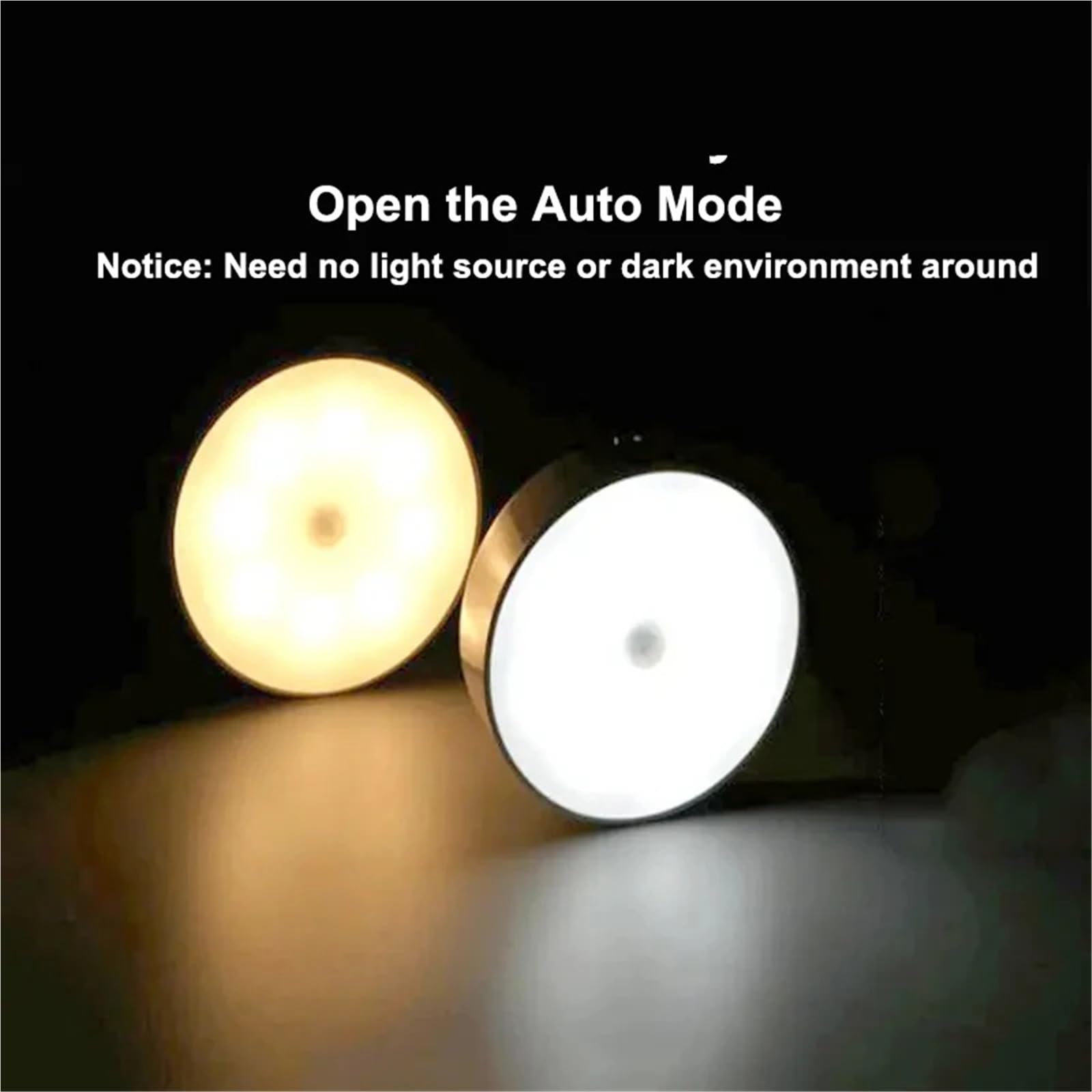 Luce notturna a LED con sensore, supporto di ricarica USB, lampada di illuminazione automatica for corridoio(Cold,1pc)