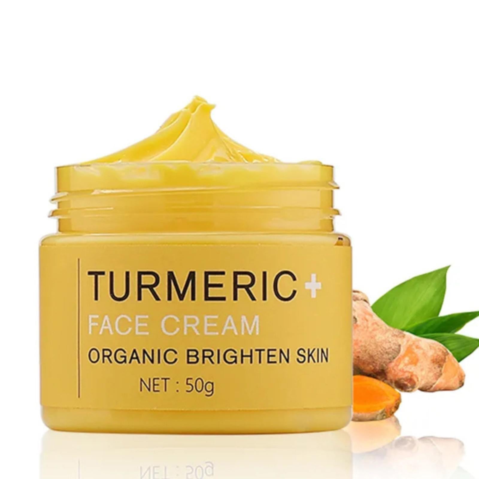 Turmeric Clay Mask Deep Cleansing Pores Skin Care Visibly Brighten Face Skin Care For Controlling Oil And Refining Pores Moisturizer Turmeric Clay Mask (Yellow)