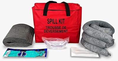 CTRL+Z Hazmat Clean Up Kit โ Spill Kit for Oil, Chemical, Fluid, and Waste โ Quick Cleanup and Emergency Response โ Portable Complete Kit