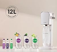 Vista 9 de SodaStream Terra Máquina de Agua con Gas (Blanco) con CO2, Botella DWS y Bubly Drop