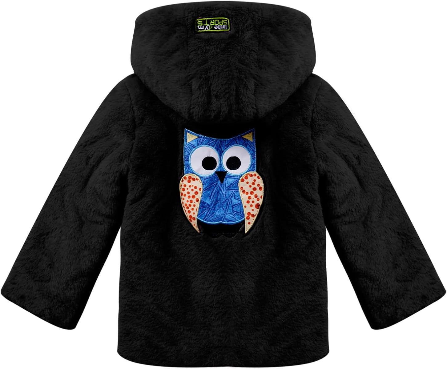 Agoky Big Girls Thicken Faux Fur Warm Coat Winter Outerwear Long Sleeve Outfit Fleece Ear Hooded Jacket