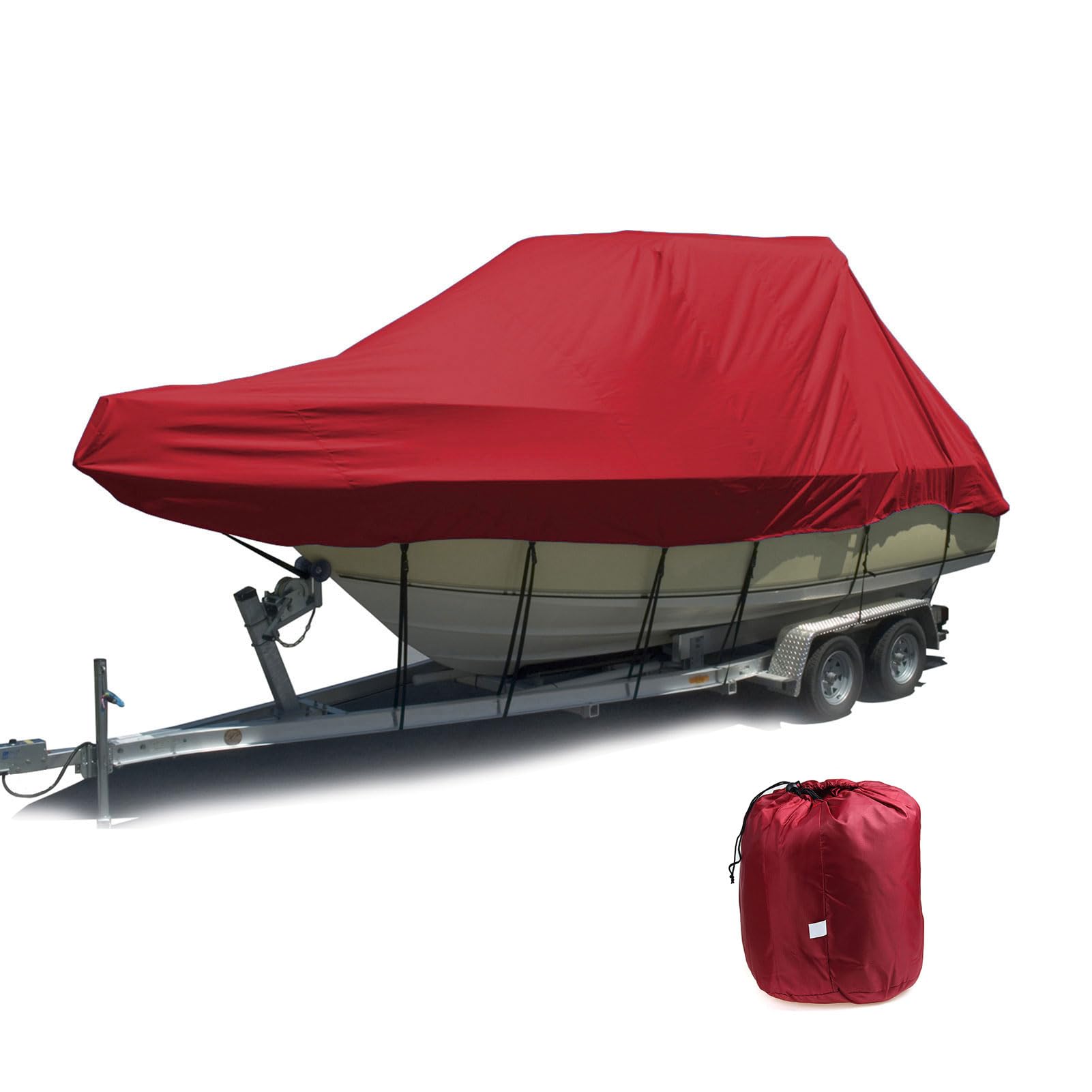 Coperture per kayak da esterno, Copertura for barca rimorchiabile 600D Oxford V Hull Tri Dimensioni multiple(21~24FT:732 * 300CM)