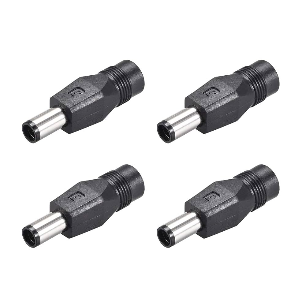 Amazon.co.jp: uxcell DC電源アダプター メス5.5mmx2.1mm-7.4