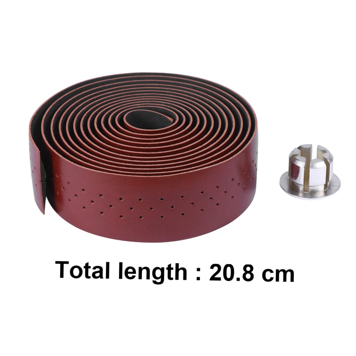 VANZACK 3sets Manubrio Pu Pelle Nastro Antivibrazione Per Bici Resistente All e Antiscivolo Installazione Facile Adatto Per Bici Da Strada e Mountain Bike Marrone