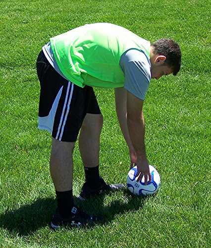 American Challenge Soccer Sports Scrimmage Training Vest Jersey for Kids, Youth and Adult (Pink, 10 Pack Youth)