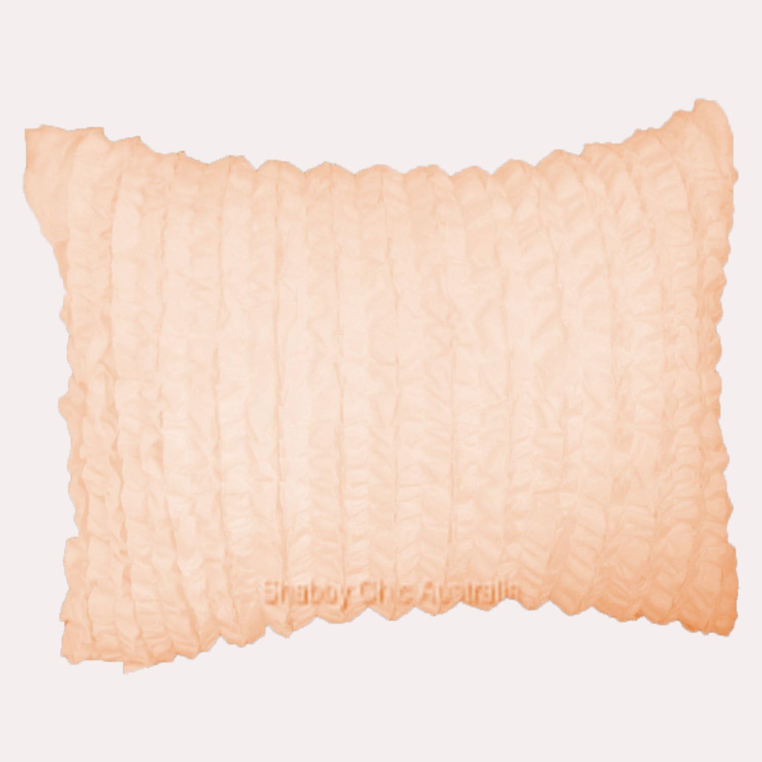 1 Pair Tuxedo Ruffle Pillow Sham Egyptian Cotton 500tc Navy Blue Euro (26 x 26 inch)