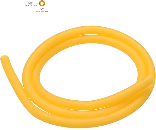 Miniatura 3 de Tubo de goma de látex natural, 716 pulgadas de diámetro exterior x 14 pulgadas de diámetro interior, 9.8 ft, ejercicio de entrenamiento en casa,