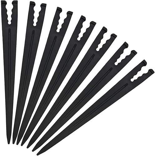 200 Pcs Irrigation Drip Support Stakes 1/8-1/4" Universal Drip Lines Tubing Hose for Gardens, Flowers, Plants, Vegetable
