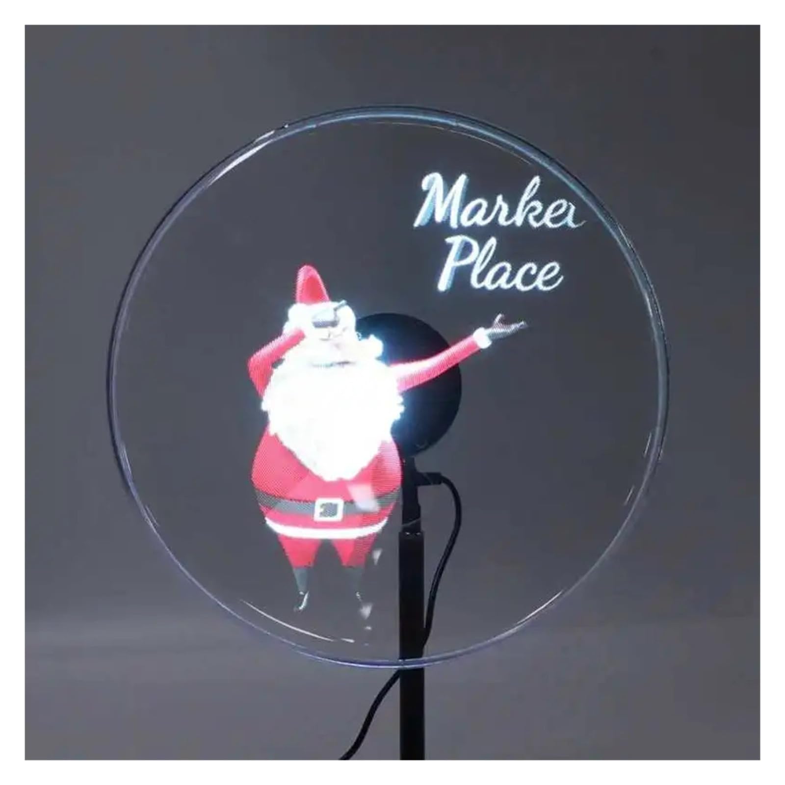 30CM 3D Hologram Fan, 176 stopni kąt widzenia Holograficzny projektor 256 LED koraliki wyświetlacz reklamowy dla sklepów biznesowych znaki Wszechstronna treść