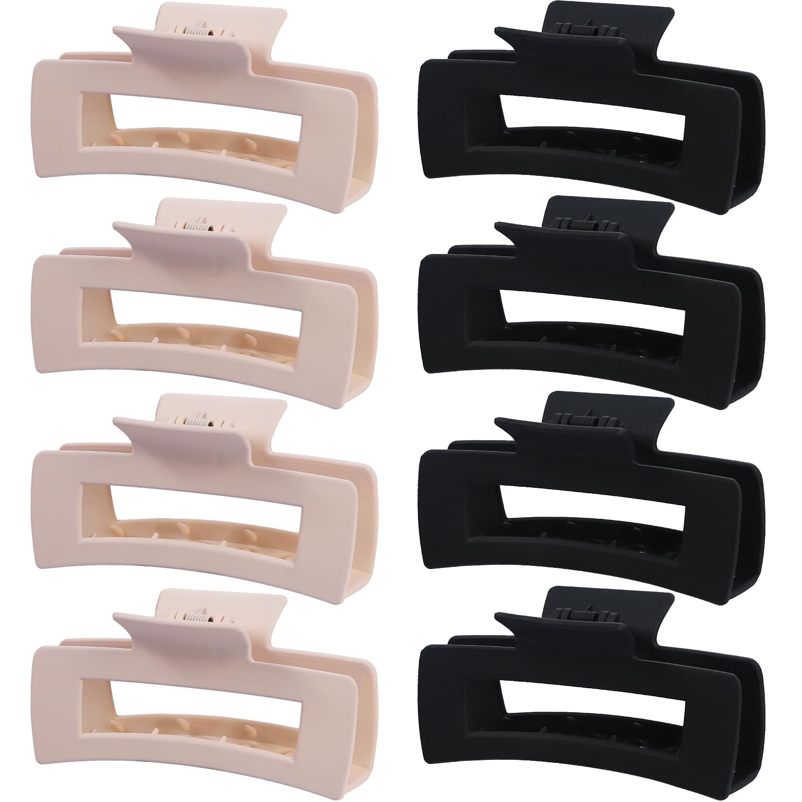 Large Matte Hair Clips - 8 Pack -10