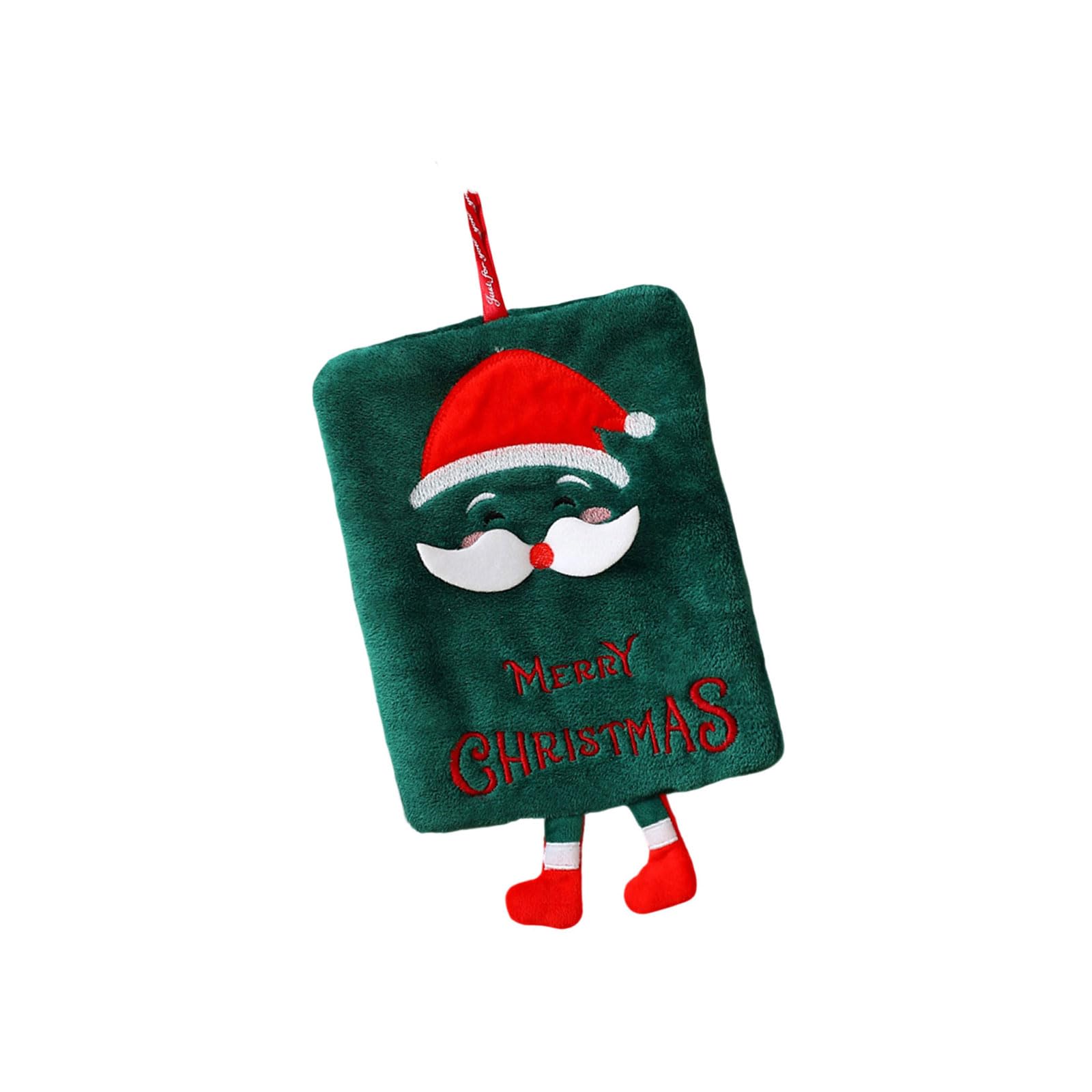 Tsophreniq Christmas Themed Hand Towel Soft Corals Fleece Materials Festival Cartoon Designs Towel for Dishwashing Drying Hands Dishcloth