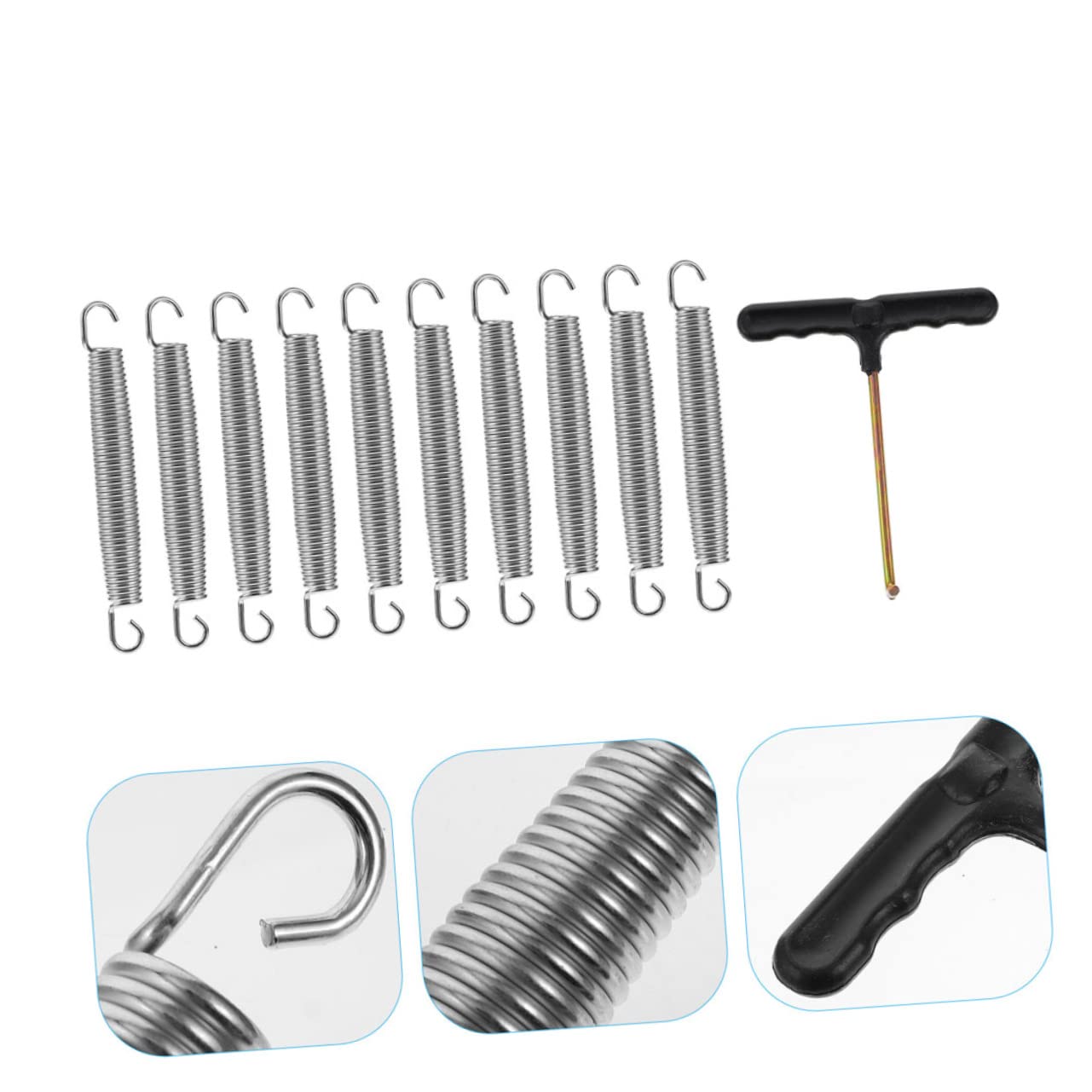 Abaodam Trampoline Springs Replacement Heavy Duty Tension Spring for Trampoline Parts