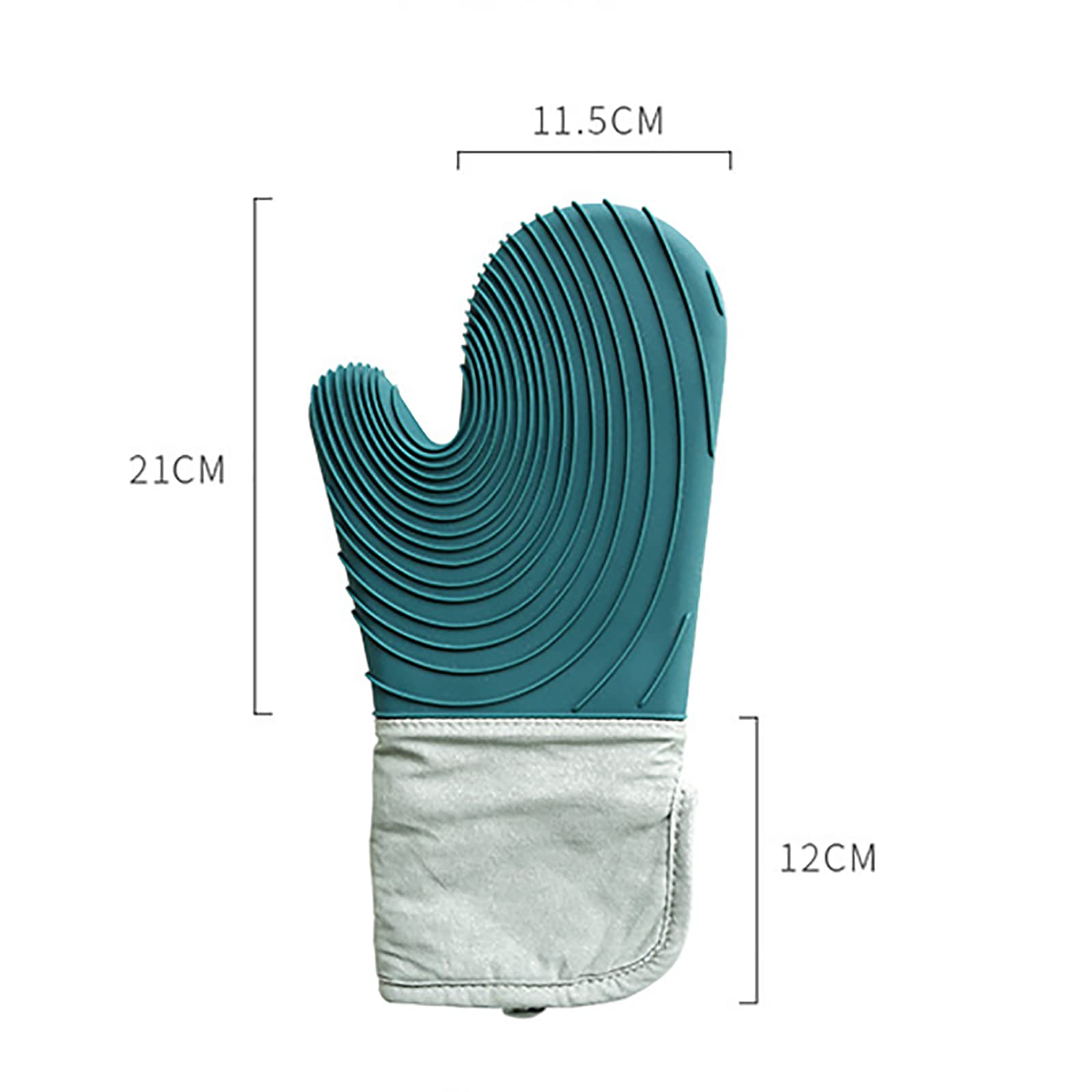 Guantes de silicona para horno, resistentes al calor, guantes de cocina con lazo para colgar, máquina de barbacoa, naranja, talla única