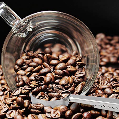 Fankutoys Coffee Scoop With Coffee Bag Clip, 4 Pcs 2-In-1 Stainless Steel Multifunctional Coffee Measuring Spoon, Tea Scoop Bag Clip For Ground Coffee, Espresso, Coffee Beans #TOP6