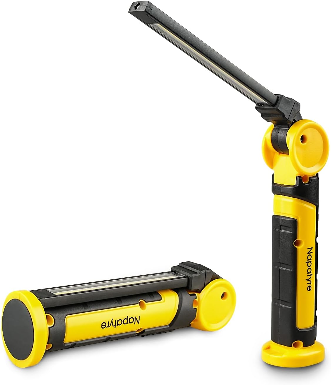 Rechargeable LED Work Mild 1000LM, 4000mAh Foldable Magnetic Flashlight with 3 Modes, 270° & 180° Rotation, Moveable Mechanic Mild for Storage, Automotive Restore, Tenting, Emergency