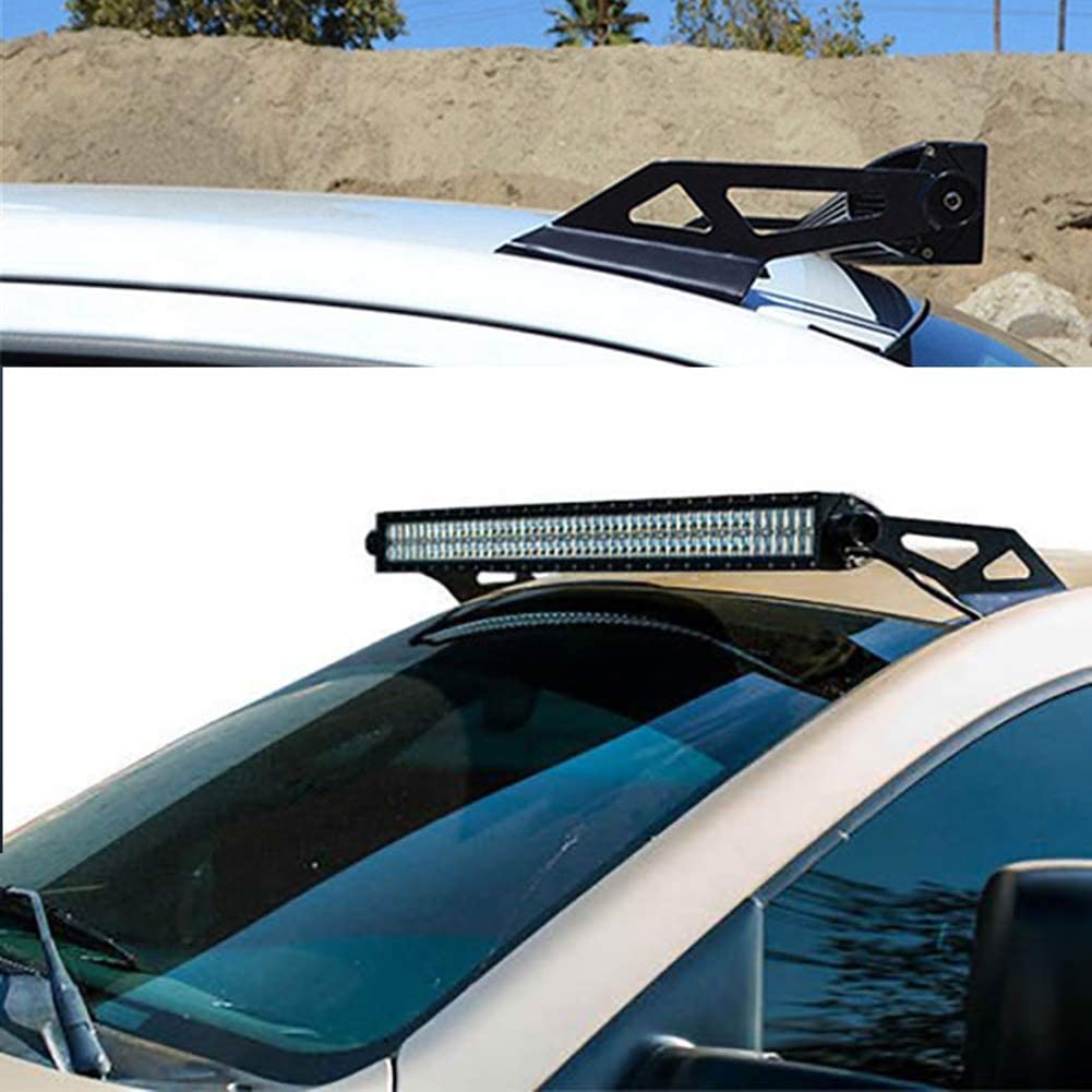 Willpower 2 szt. proste 127 cm wspornik do montażu listwy świetlnej LED górne wsporniki montażowe na przednią szybę do Dodge 2002-2008 RAM 1500 Dodge Ram 2003-2009 2500 3500